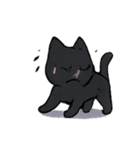 びびり黒猫ミミの霊月パニック（個別スタンプ：21）