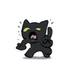 びびり黒猫ミミの霊月パニック（個別スタンプ：23）