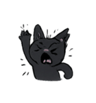 びびり黒猫ミミの霊月パニック（個別スタンプ：24）
