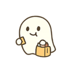 もちもちおばけの真夜中うろうろ（個別スタンプ：5）