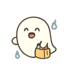もちもちおばけの真夜中うろうろ（個別スタンプ：11）