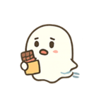 もちもちおばけの真夜中うろうろ（個別スタンプ：13）