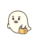 もちもちおばけの真夜中うろうろ（個別スタンプ：18）