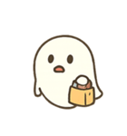 もちもちおばけの真夜中うろうろ（個別スタンプ：21）