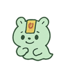 お札リス 幽霊行進（個別スタンプ：12）
