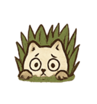 紙の猫バオ お盆のドタバタ帰還（個別スタンプ：13）