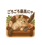 にゃんこスタンプ＊ふわふわメインクーン風（個別スタンプ：20）