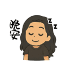 Q モナの日常（個別スタンプ：4）