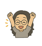 Q モナの日常（個別スタンプ：16）