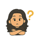 Q モナの日常（個別スタンプ：27）
