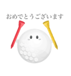 【敬語】 ゴルフ ボールちゃん（個別スタンプ：4）