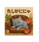 にゃんこSふわエキゾチックショートヘア風（個別スタンプ：12）