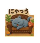 にゃんこSふわエキゾチックショートヘア風（個別スタンプ：36）