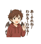 バリア無視系☆バグり悪魔たち（個別スタンプ：8）