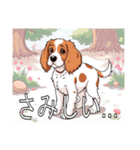 ブリタニースパニエルがいっぱい（個別スタンプ：23）