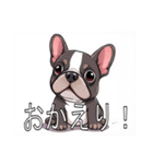 フレンチブルドッグがいっぱい（個別スタンプ：14）