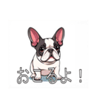 フレンチブルドッグがいっぱい（個別スタンプ：34）