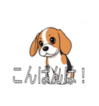 ビーグルがいっぱい（個別スタンプ：4）