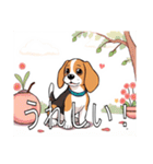 ビーグルがいっぱい（個別スタンプ：10）