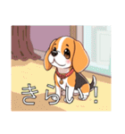 ビーグルがいっぱい（個別スタンプ：38）