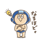 水球ボーイの日常（青）（個別スタンプ：5）