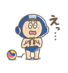 水球ボーイの日常（青）（個別スタンプ：9）