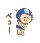 水球ボーイの日常（青）（個別スタンプ：10）