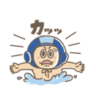 水球ボーイの日常（青）（個別スタンプ：14）