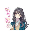 おしゃれJKの放課後カフェ活♡（個別スタンプ：2）