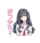 おしゃれJKの放課後カフェ活♡（個別スタンプ：3）