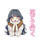 おしゃれJKの放課後カフェ活♡（個別スタンプ：14）