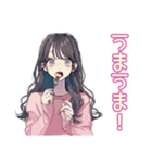 おしゃれJKの放課後カフェ活♡（個別スタンプ：21）