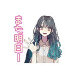 おしゃれJKの放課後カフェ活♡（個別スタンプ：40）