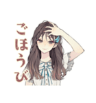 ふんわり大人女子★ネイルサロン（個別スタンプ：27）