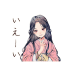 小町さんのギャル語返歌★和風（個別スタンプ：22）