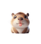 カピバラは誰とも関わりたくない（個別スタンプ：16）