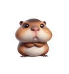 カピバラは誰とも関わりたくない（個別スタンプ：19）