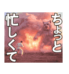 休日の中年男性スタンプ（個別スタンプ：18）