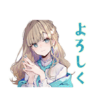 ふんわり女子の夏★やさしい日々（個別スタンプ：3）