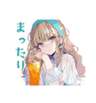 ふんわり女子の夏★やさしい日々（個別スタンプ：9）