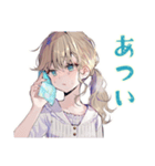ふんわり女子の夏★やさしい日々（個別スタンプ：15）