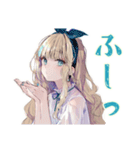 ふんわり女子の夏★やさしい日々（個別スタンプ：34）