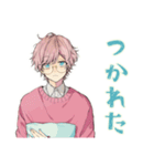 ゆめかわ男子の恋人返信♡ふんわり（個別スタンプ：18）