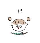 女の子と小さな動物たち（個別スタンプ：19）