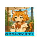 ミャウ＆ムードねこたち（個別スタンプ：7）