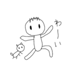 僕と猫のミィー（個別スタンプ：13）
