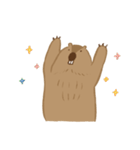 ゆるめなマーモット（個別スタンプ：3）
