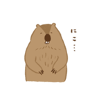 ゆるめなマーモット（個別スタンプ：4）