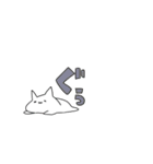ぬるい感じのネコ～リメイク～（個別スタンプ：19）
