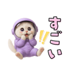 毎日使える！宇宙ねこ（個別スタンプ：5）